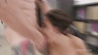 Nuria Millan Gets DAP'd And Piss Soaked In Rough 5 On 1 Orgy