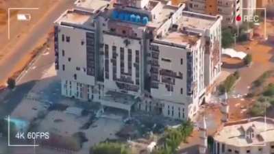 Sudanese Army FPV drone targets RSF snipers inside a building