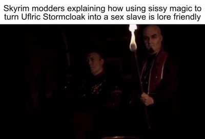 Why yes I play with immersive mods, how could you tell?