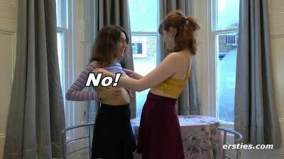 She never wears a bra.