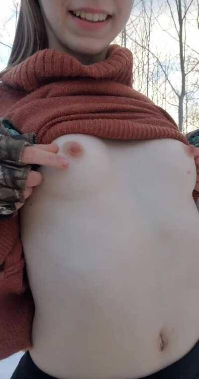 It was too cold to take my gloves off, I hope that's ok