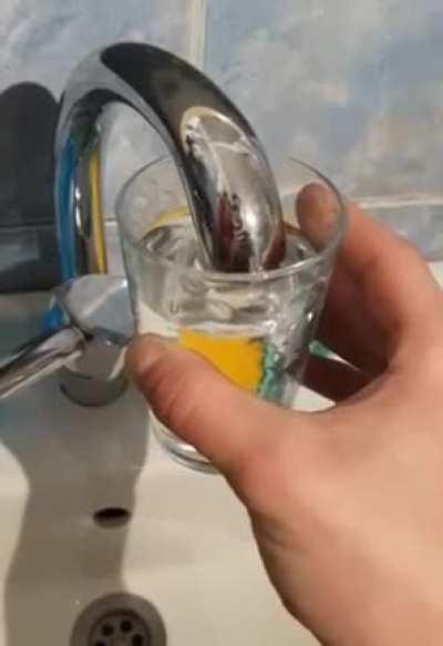 In Soviet Russia, You don't drink the water out of fossit, The fossit drink the water out of your cup.