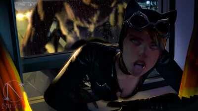 Catwoman fucked out a window (niisath)