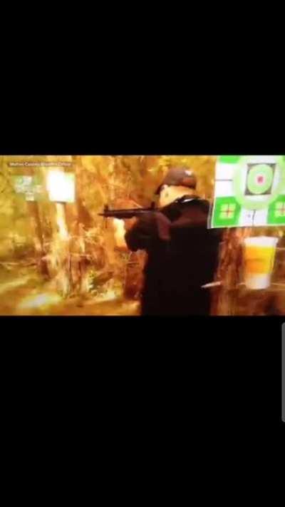 the man did end up Surviving but his leg was severed.