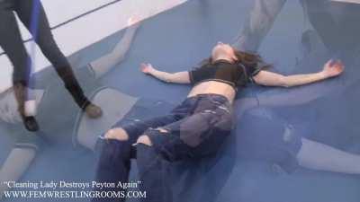 Cleaning Lady Destroys Jobber