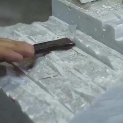 Creating an amazing marble sculpture