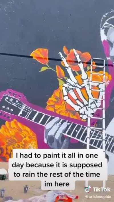 Amazing Kurt mural
