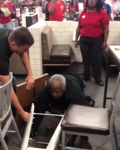 Commotion at a Chick-Fil-A near you!