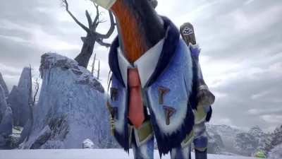 Different Palamute armors showcase