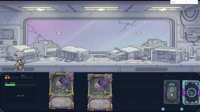 Roguelike Deckbuilder in Space - 1st minute of gameplay
