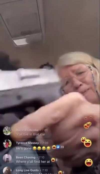 Granny celebrating 4/20 with the younger generation