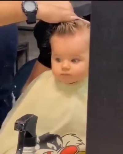 Becoming a little man.