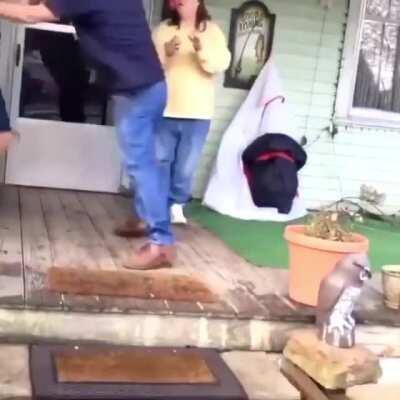 I thought he was gonna throw a damn hammer