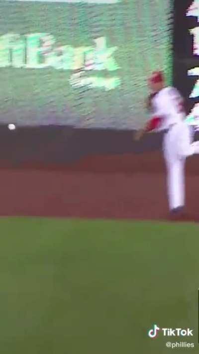 Phillies player shared favorite ice cream flavor, hits double