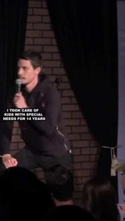 At a comedy show