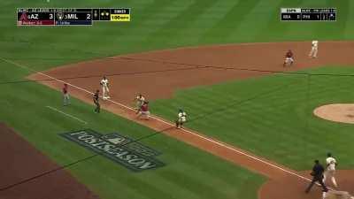 [Highlight] [Highlight] Ketel Marte is tagged out by a hair; Arizona challenges but the call is upheld