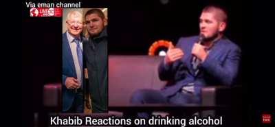 Khabib on being offered wine by Sir Alex Ferguson