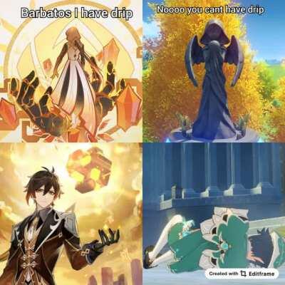 Zhongli has drip 😳