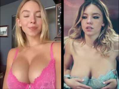 Sydney Sweeney's massive tits