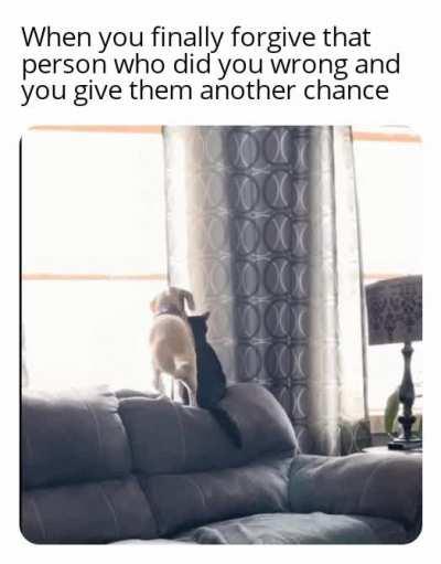 Forgiveness is noble and gives you the peace of mind to start afresh