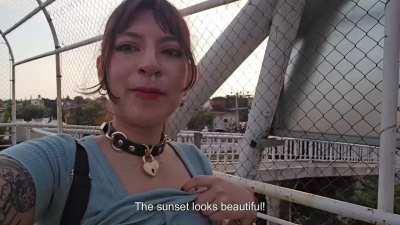 what a huge load... and what a naughty girl