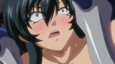 Desperately resisting the urge to cum while raped publicly by a horse