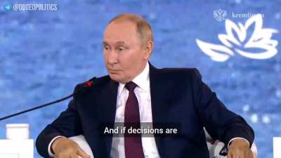 RU POV: President Putin on the idea of Western troops in Ukraine:
If troops appear there, especially now, we will consider them legitimate targets for attack.