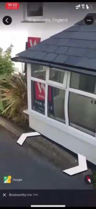 Google street maps. Now blurred out.