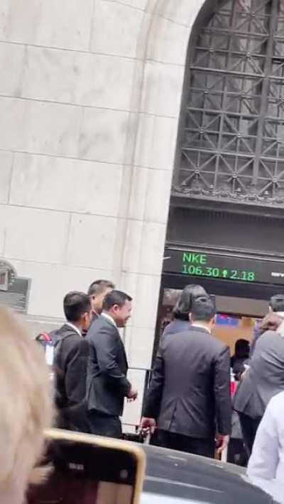 WATCH: Human rights activists protest outside the New York Stock Exhange to confront Bongbong Marcos