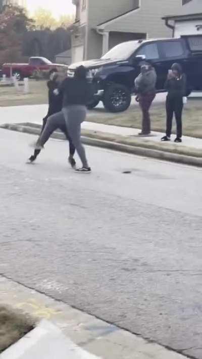 She went all out, boobs included