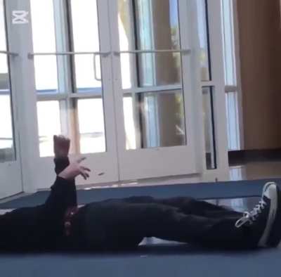 Elbowed so hard, he started soloing “Funeral for a Friend”