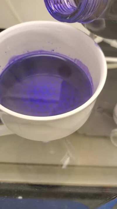 Me filtering a solution at work, figured you guys might enjoy