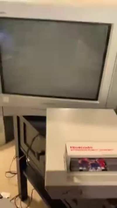 At end of the video, when he gets 