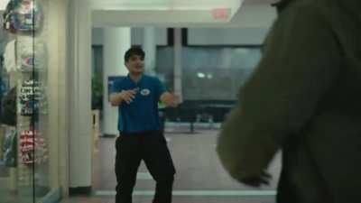 The fact that they made us root for this guy in the beginning makes this more hilarious