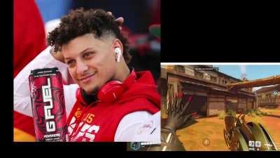 Burrow and Mahomes play Overwatch (oc)