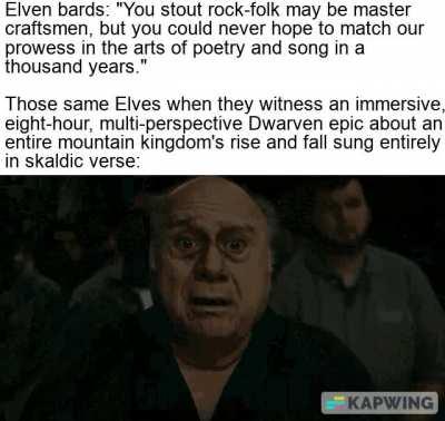 That'll put a beard on your chin