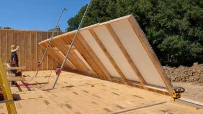 These wall lifts are a must. About 3 minute setup and 30 seconds to lift a wall safely.