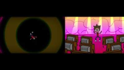 I created a mashup on r/yourfavoritemartian until I realized I made a perfectly cut moment