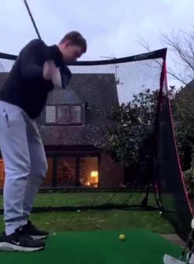 WCGW setting up a net facing to your house