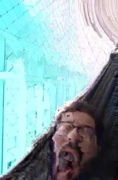 just chilling in a hammock