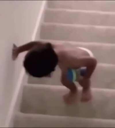 It was good the stairs had carpet