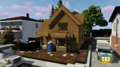 We realistically built a realistic Minecraft house!