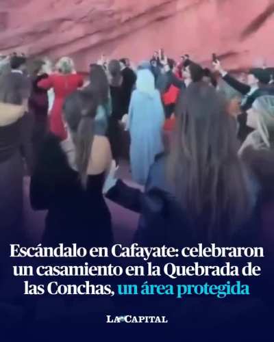 Una familia vinculada a los MENEM y a la causa Andis de las coimas de KARINA MILEI con total impunidad hicieron un casamiento con un permiso falso en un área protegida. Les van a aplicar una 