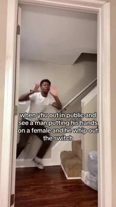 What you doing if you see domestic violence in public??? 👀