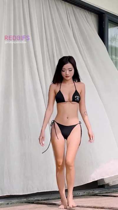 Asian Girl Relaxing on Vacation 🌸 Full vid on Youtube