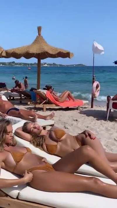 I just wanna lay on them