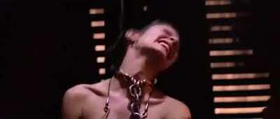 Slave Leia climax face