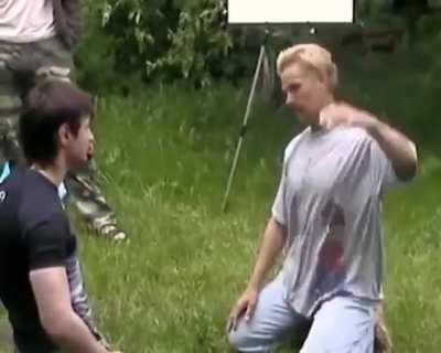 Delusional Energy Shield Master Dares Martial Artist To Punch Him