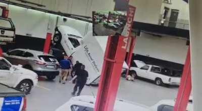 If I hang from this elevated vehicle