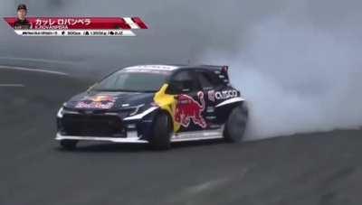 When a professional rally driver goes drifting.